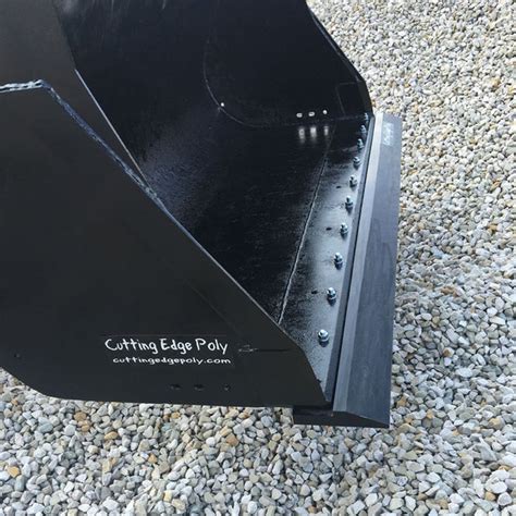 rubber cutting edge for skid steer buckets|compact tractor bucket cutting edge.